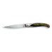 "Arbus Monolithic" pocket knife - rough ram horn - by COLTELLERIE BERTI